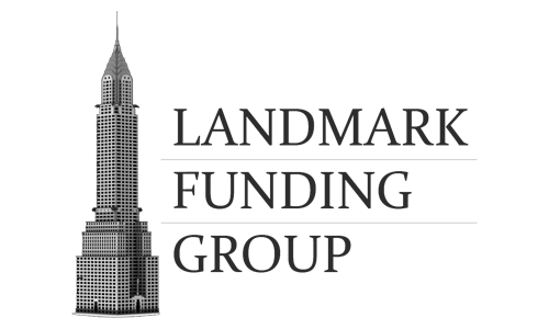 Black and white illustration of the Chrysler Building next to text reading Chrysler Building Observation Deck, with additional smaller text below.