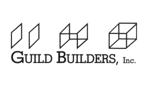 A black and white logo.