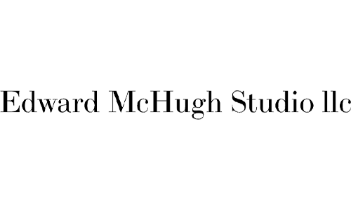 Text reads Edward McHugh Studio in a serif font, centered on a transparent background.